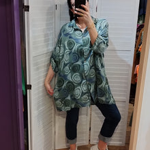  Oversized cotton shirt | Khaki